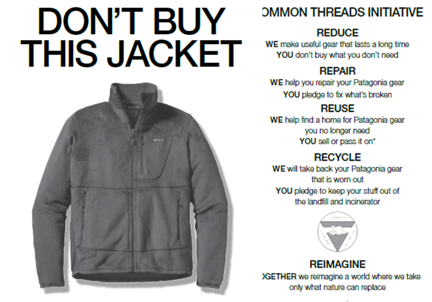 Ejemplo de campaña blackfriday que fomenta la economia circular en la moda