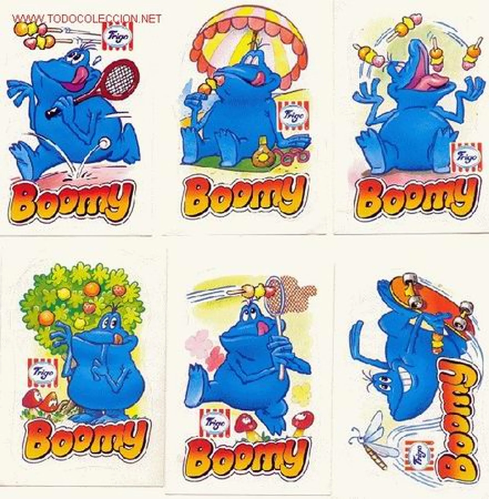 imagenes de los carteles y animaciones del Boomy